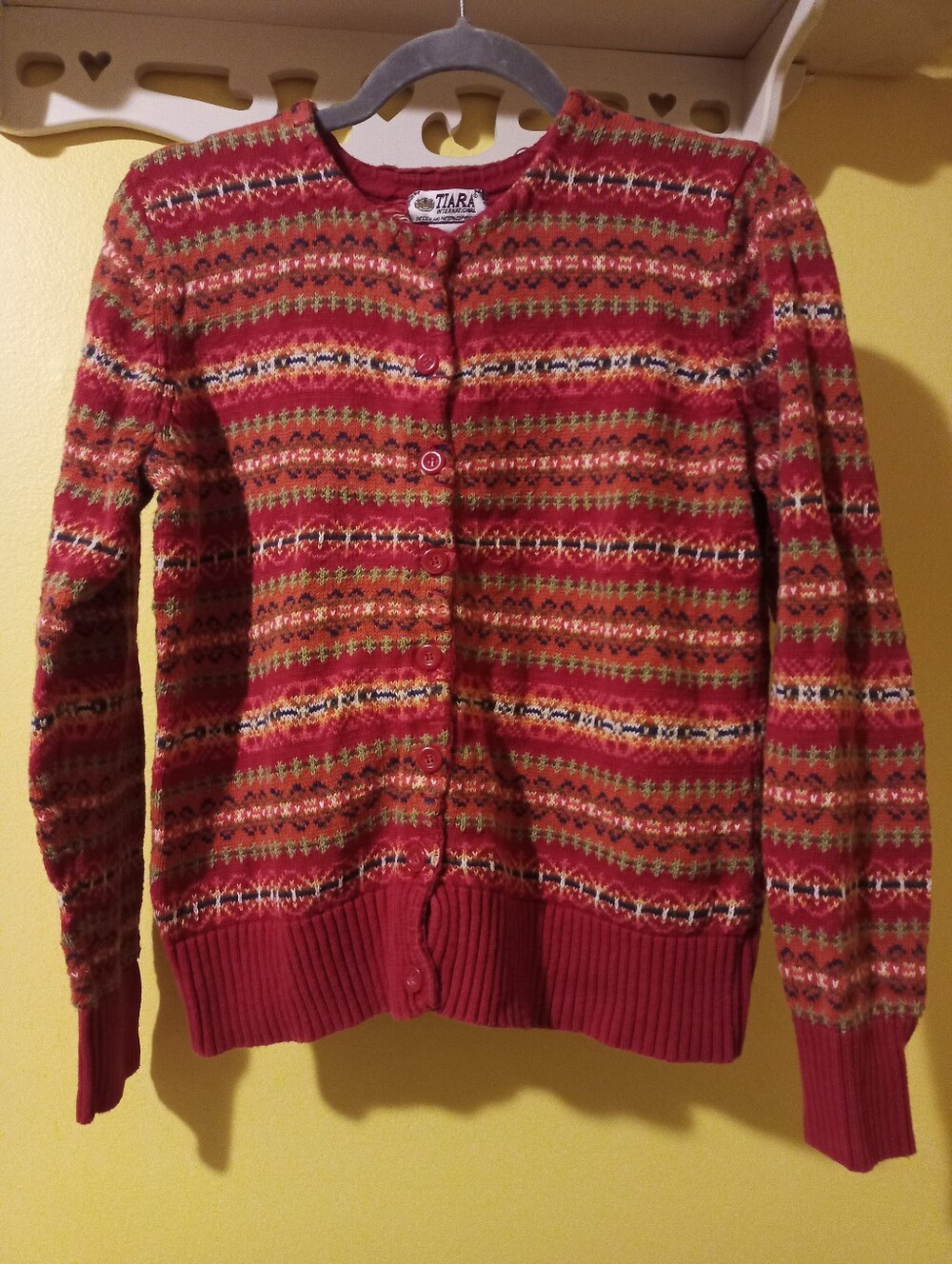 Large Tiara International Cardigan